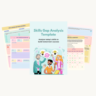 This Skills Gap Analysis Template empowers personal growth and enhances team effectiveness while aligning with long-term goals. It provides a blueprint to bridge skills gap by empowering growth with a clear and actionable roadmap. Identify, improve, and succeed.